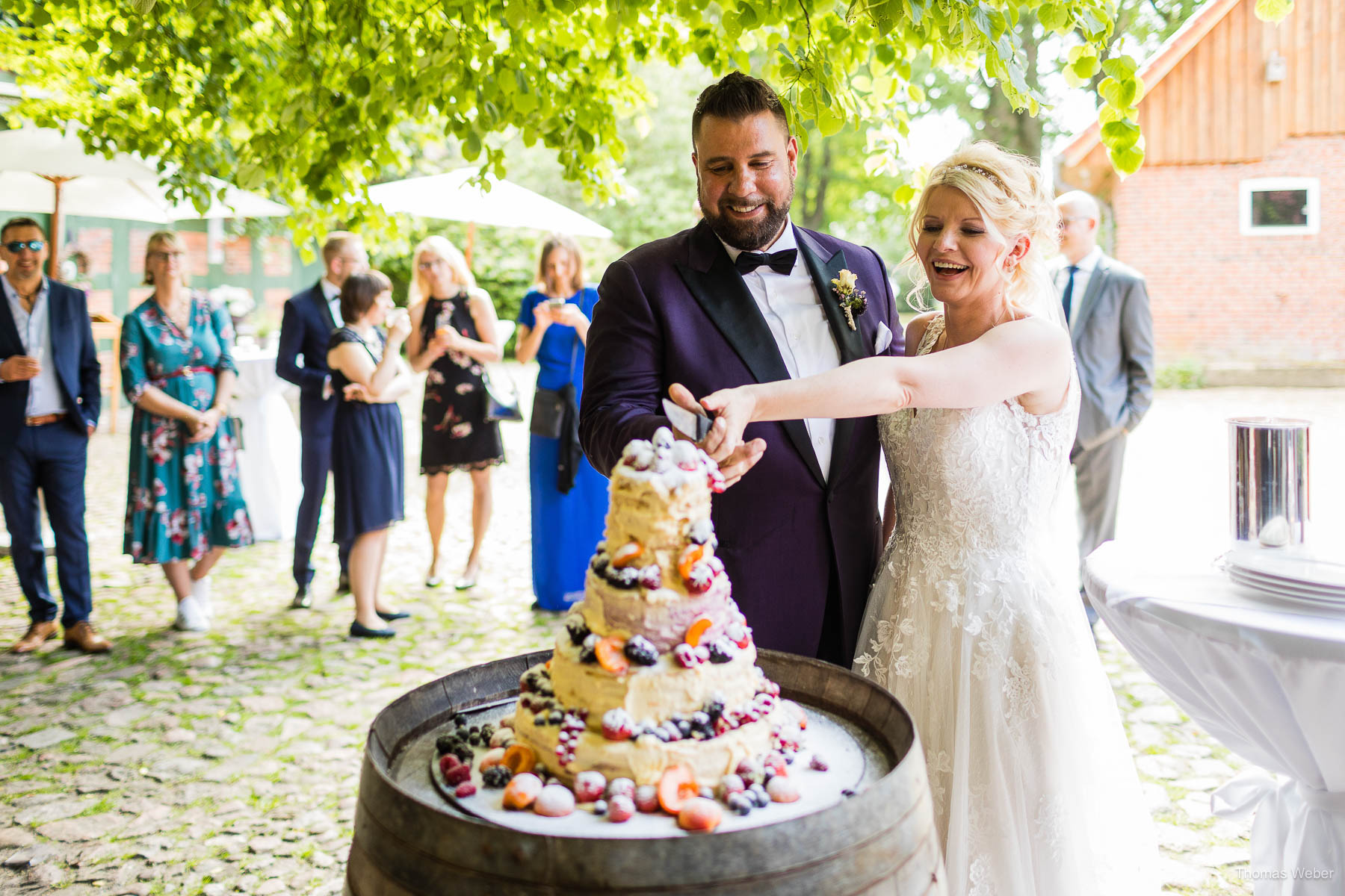 Freie Trauung und Hochzeitsfeier auf dem Hof Schweers in Dötlingen